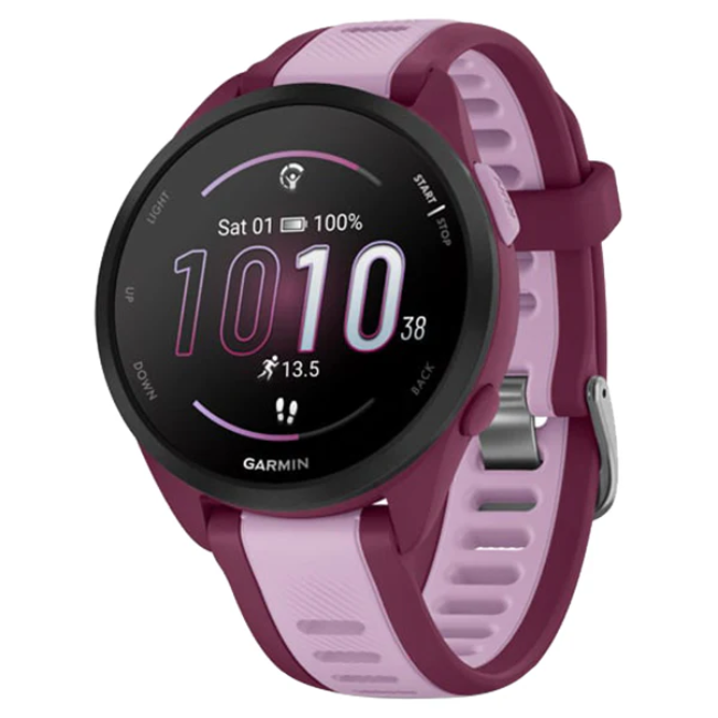 Garmin Forerunner 165 Music Smart Watch - Berry and Lilac | 010-02863-33