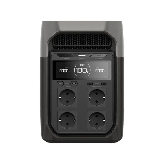Ecoflow Delta 3 Power Station 1024wh - Grey/Black | EFDELTA3P-UK - Image 4