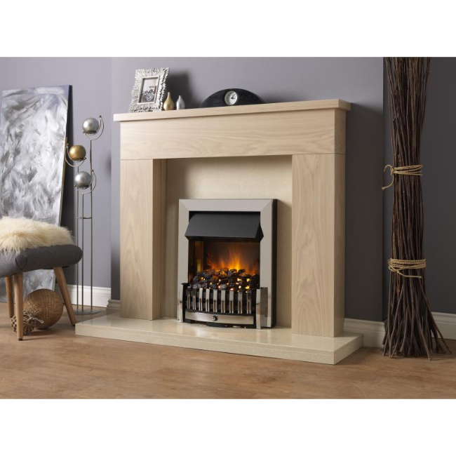Danville Chrome Optimyst Electric Fire Inset | DNV20CH - Image 2