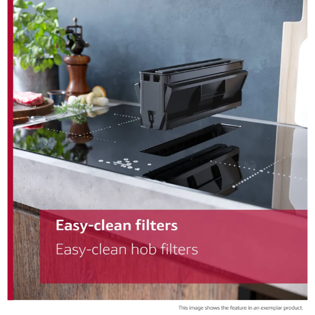 Neff N 70 Induction Hob with Integrated Ventilation System 80 cm - Black | V58PHQ4C0 - Image 6