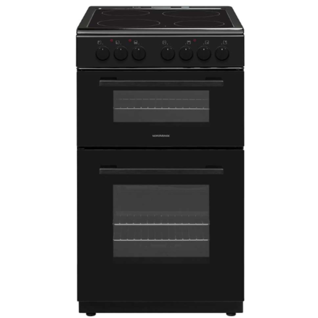 NordMende FS 50cm Twin Cavity Electric Fan Cooker - Black | CTEC53BK
