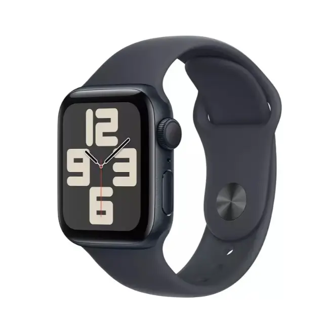 Apple Watch SE (2024) GPS | 40mm | Midnight Aluminium Case with Midnight Sport Band | S/M | MXE73QA-A