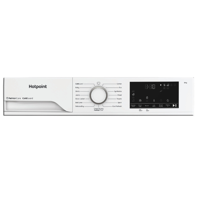Hotpoint Freestanding Heat Pump Tumble Dryer - White | HHDD80WWIRE - Image 4