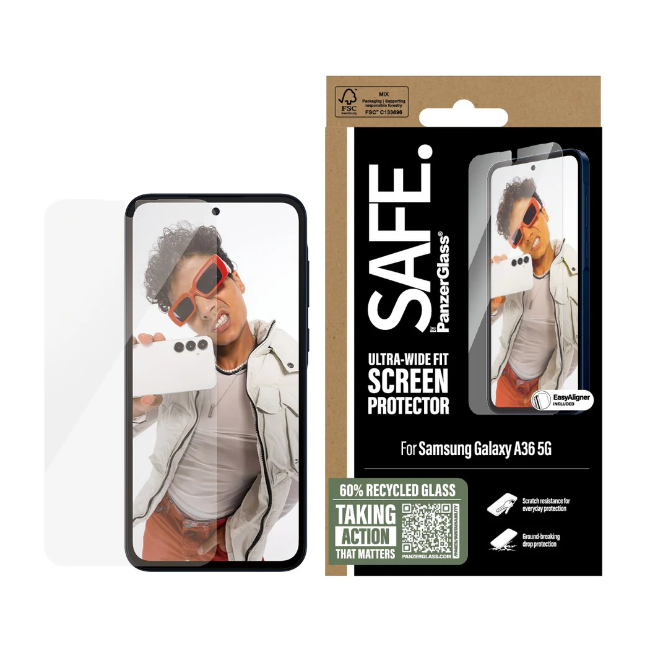 PanzerGlass Safe Screen Protector Samsung Galaxy A36 5G | SARNUWFG38083 PanzerGlass Safe Screen Protector Samsung Galaxy A36 5G | SARNUWFG38083