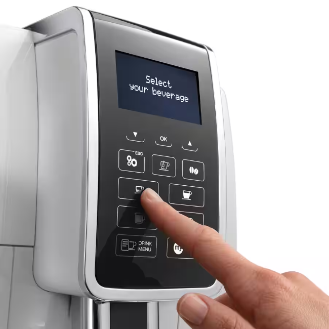Delonghi Dinamica Coffee Machine - White | ECAM350.35.W - Image 3