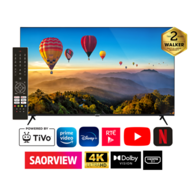 Walker 65" 4k, Tivo Smart TV - Black | WP4K65241BRD Walker 65" 4k, Tivo Smart TV - Black | WP4K65241BRD