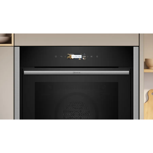 Neff N70 Built-in Single Oven - Stainless steel | B54CR71N0B - Image 2 Neff N70 Built-in Single Oven - Stainless steel | B54CR71N0B - Image 2