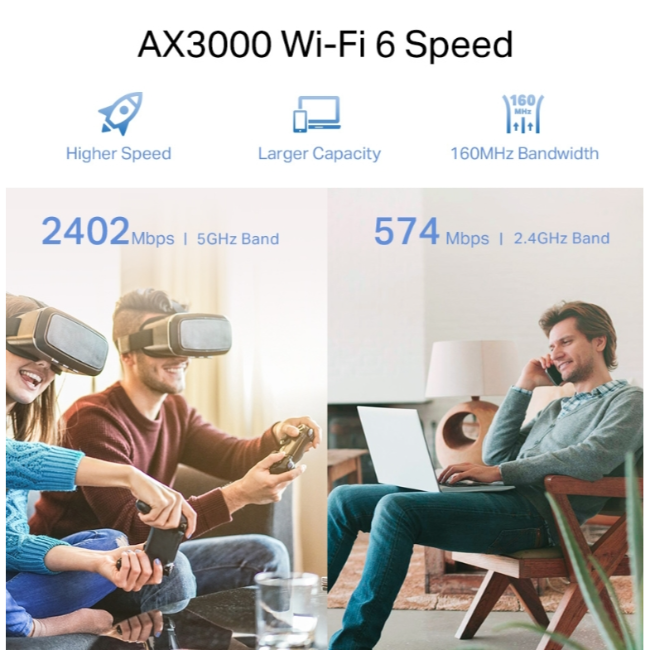 TP-Link Wi-Fi 6 Range Extender Ax3000 | RE705X - Image 3