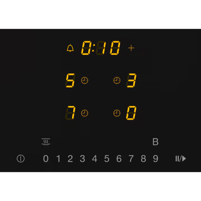 Miele Induction Hob with Onset Controls - Black | KM7361FL - Image 2