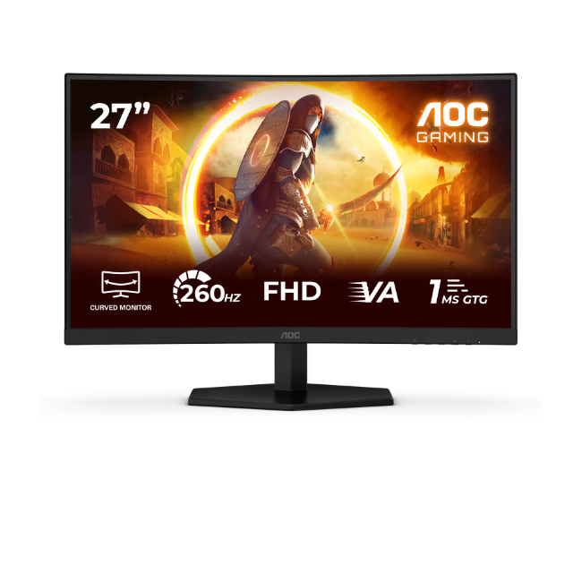 AOC 27" FHD Curved Monitor - Black | C27G42ZE