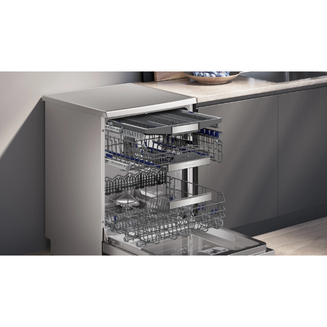 Siemens IQ700 Free-Standing Dishwasher 14pl - Brushed Steel | SN27TI02CE - Image 9