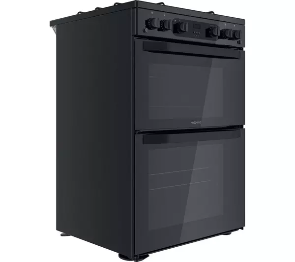 Hotpoint LPG Gas Cooker 60cm - Black | HDM67GOCMBLPG - Image 2 Hotpoint LPG Gas Cooker 60cm - Black | HDM67GOCMBLPG - Image 2