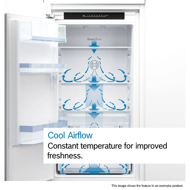 Bosch Series 2 Built In Fridge-Freezer - White | KBN96NSE1G - Image 16