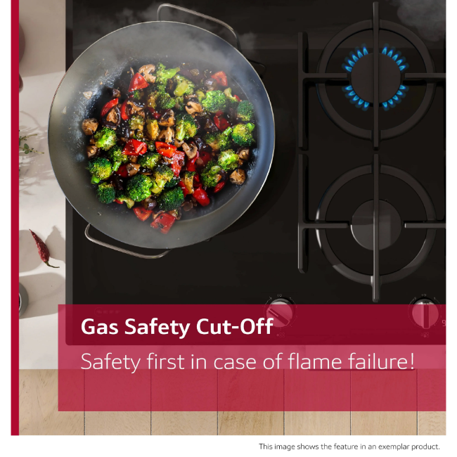 Neff N70 Gas Hob 60cm Enamel - Black | T26CIP8S0 - Image 10