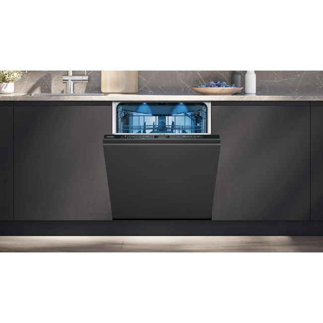 Siemens IQ500 Fully-Integrated Dishwasher - Black | SN95EX12CG - Image 3