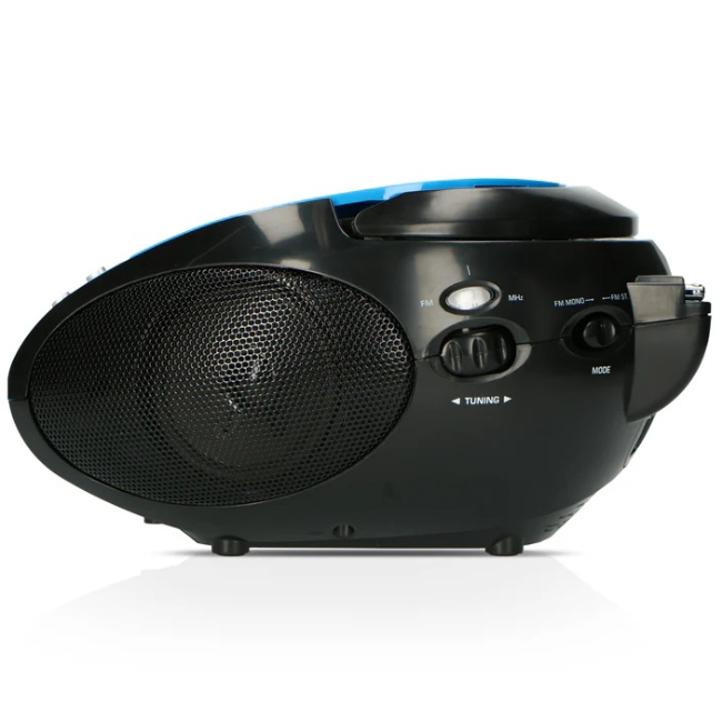 Lenco SCD-24 FM Radio With CD Player | Blue & Black | SCD-24-BLUE - Image 6
