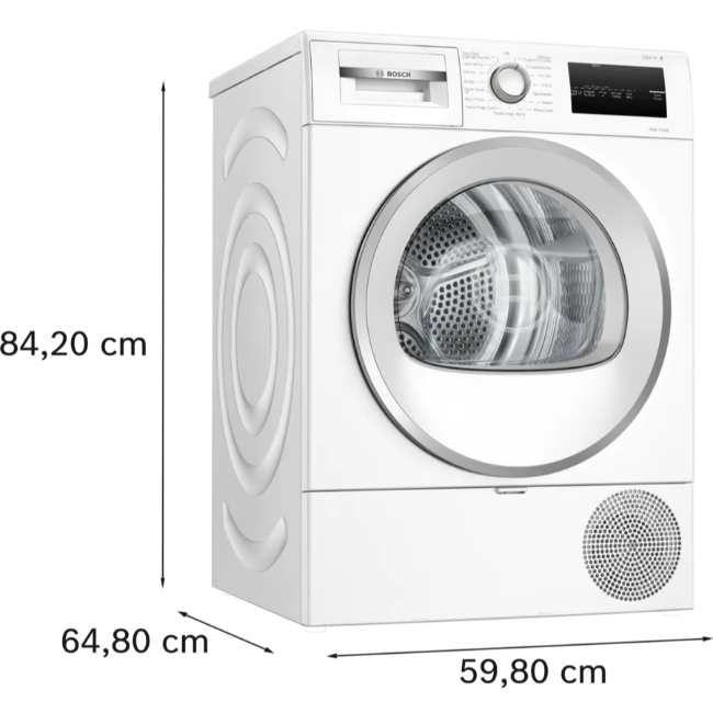 Bosch Series 4 Heat Pump Tumble Dryer - White | WTH85224GB - Image 12