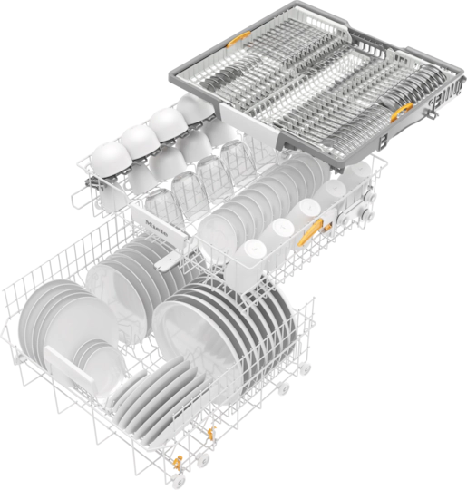 Miele Freestanding Active Plus Dishwasher - White | G5310SC-BRWH - Image 3