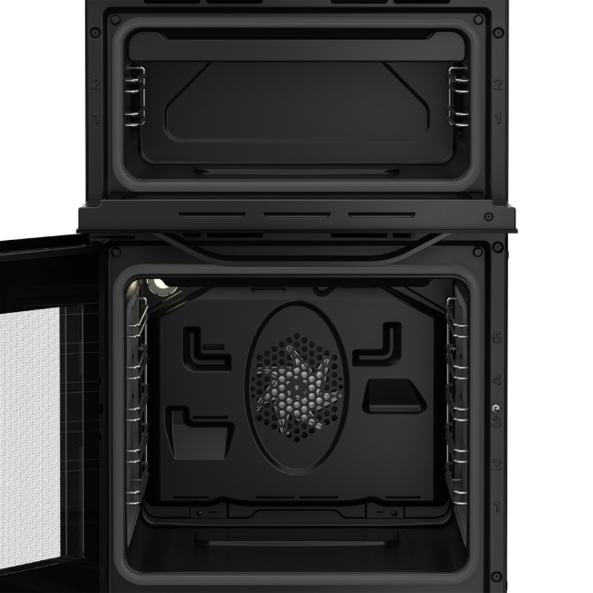 Hotpoint Freestanding Electric Double Cooker - Black | HTE5VCB - Image 6