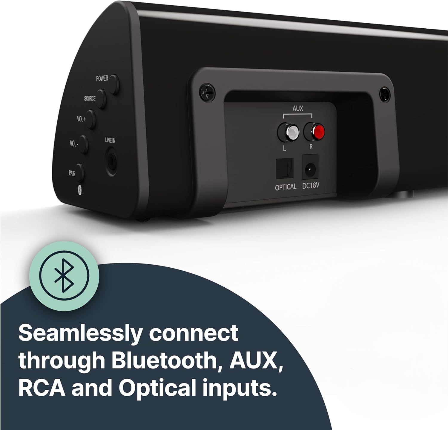 Majority Snowdon 120W TV Soundbar - Black | SNOBARBLK2 - Image 5