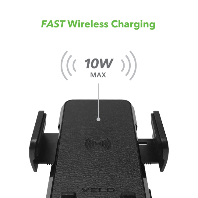 VELD Super Fast 10W QI Charger Car Vent Mounted Pad | VWC10ZB - Image 3