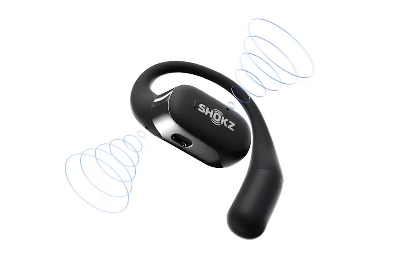 Shokz OpenFit True Wireless Earbuds - Black | 38-T910BK - Image 3