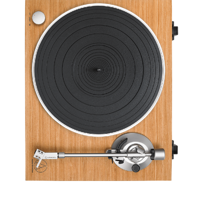 Audio Technica Fully Manual Belt-Drive Turntable - Teak | LPW30TK - Image 2
