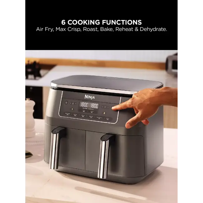 Ninja 6-in-1 Dual Zone Air Fryer | 7.6L | DZ300UK - Image 5