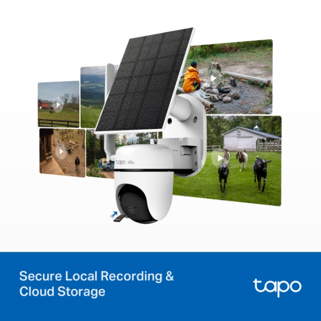 TP-Link Tapo 4g Sim 2k Solar Security Camera Kit Pan/tilt - White | TAPO-C615GKIT - Image 10