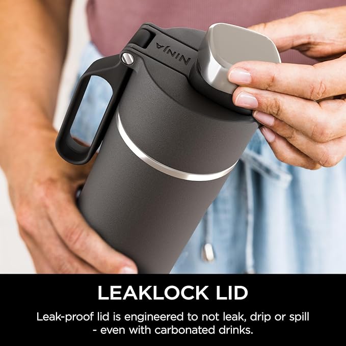 Ninja Thirsti 700ml Travel Bottle - Black | DW2401EUUKBK - Image 5