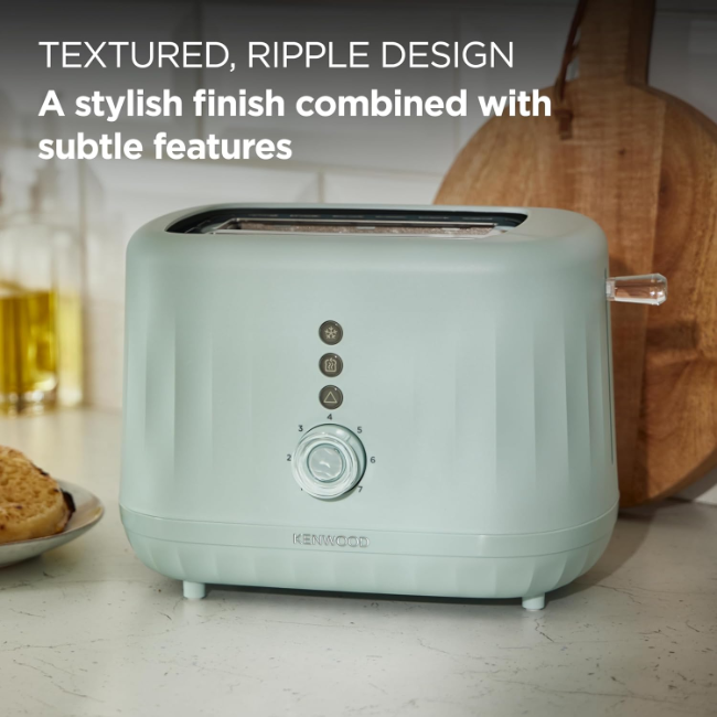Kenwood Ripple 2 Slice Toaster | Eggshell Blue | TCP06.000BL - Image 2