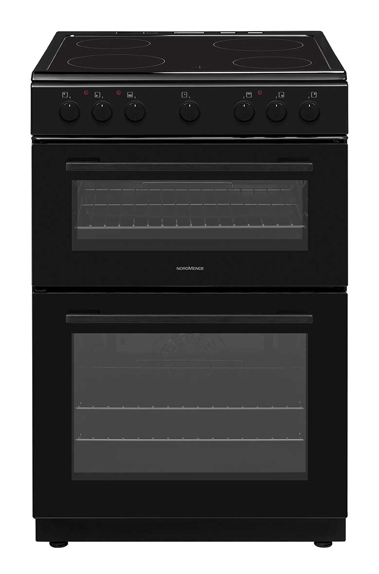 Nordmende Cooker 60cm Ceramic Hob - Black | CTEC63BK