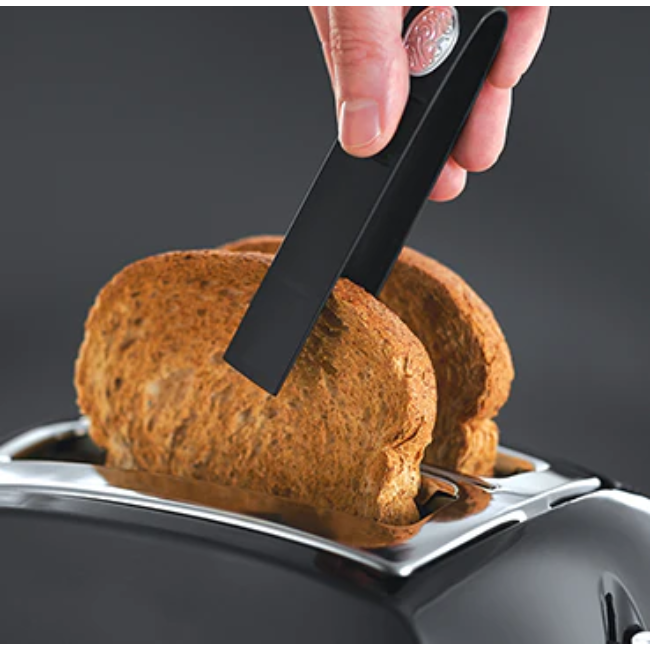 Russell Hobs Textures Plus 2 Slice Toaster | Black | 22601 - Image 3