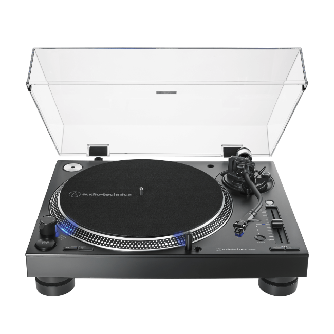 Audio Technica Professional Direct Drive Manual Turntable - Black | ATLP140XPBKEUK