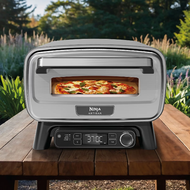 Ninja Artisan Electric Outdoor Pizza Oven & Air Fryer - Grey | MO201UK - Image 6