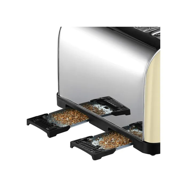 Russell Hobbs Colours Plus Cream 4 Slice Toaster | 28363 - Image 2