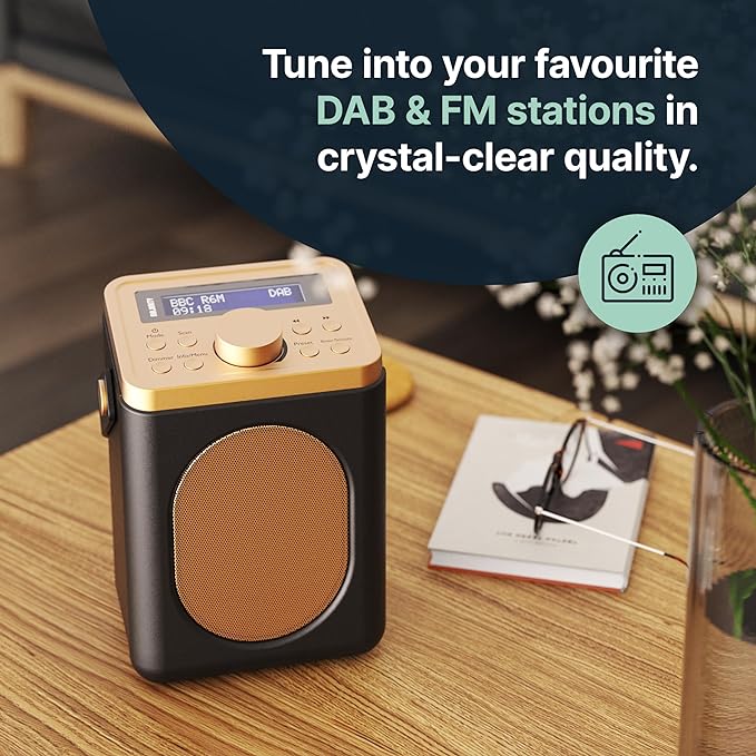 Majority Little Shelford Portable Radio | DAB+ Bluetooth - Black  | LSHDABBLKUK - Image 5