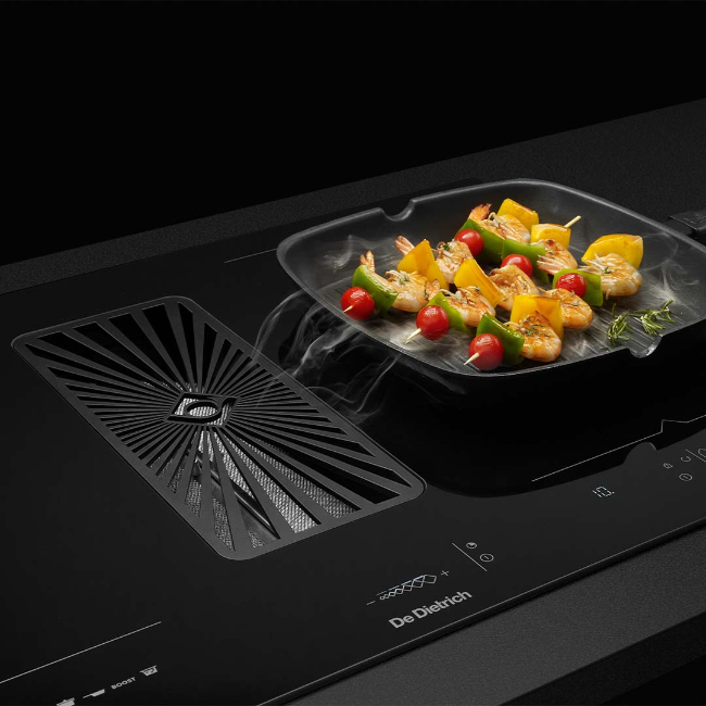 DeDietrich 80cm Four Zone Venting Induction Hob Code | DPI7888BH - Image 5