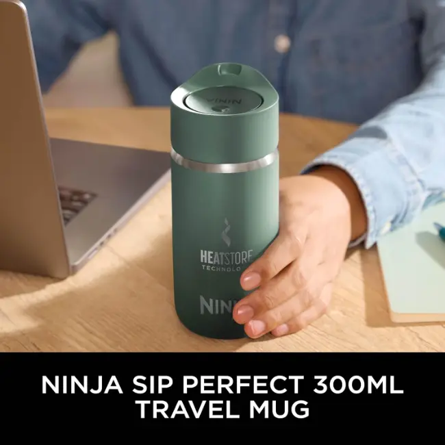 Ninja Sip Perfect Travel Mug | 300ml | Green | DW1203EUUKGN - Image 3