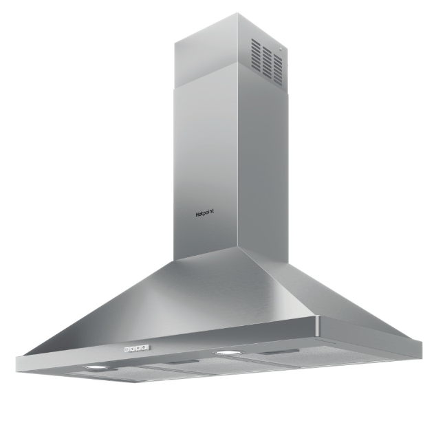 Hotpoint Wall-Mounted Pyramid Cooker Hood - Stainless Steel | PHPN9.5FLMX.1 - Image 2