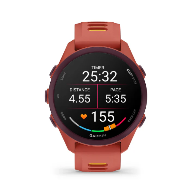 Garmin Forerunner 170 Music - Red Pink with Red Pink/Mango Band | 010-03920-13 - Image 5