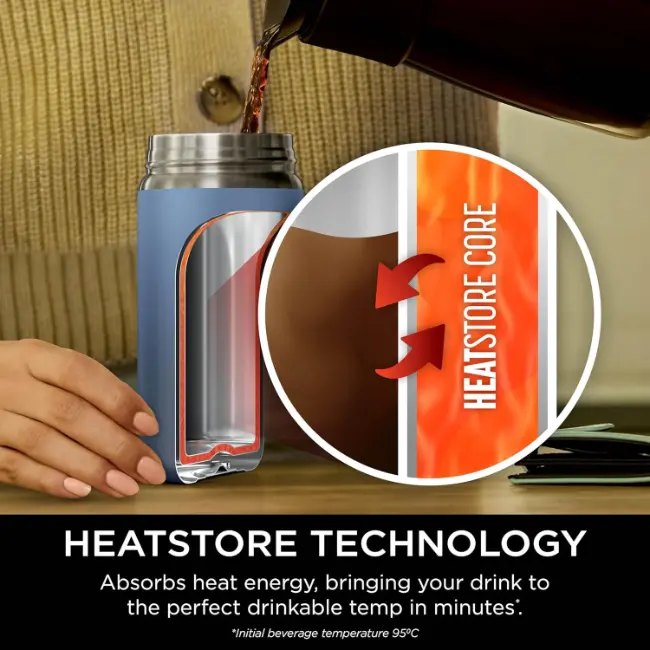 Ninja Sip Perfect Travel Mug | 300ml | Blue | DW1203EUUKNV - Image 3