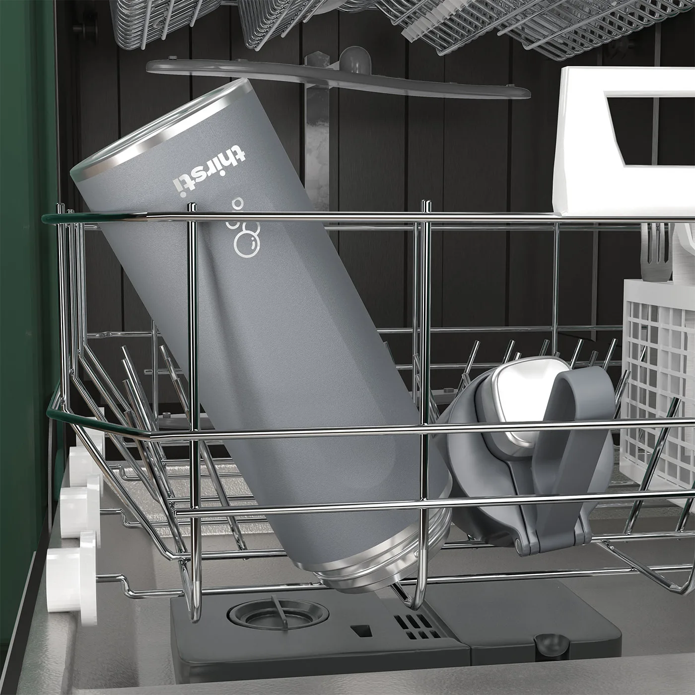 Ninja Thirsti 700ml Travel Bottle - Grey | DW2401EUUKGY - Image 5