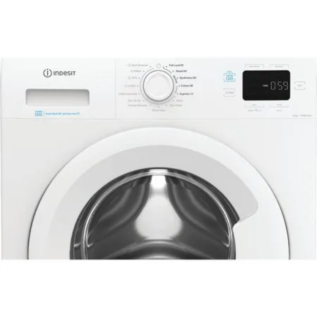 Indesit Push&Go 9kg Washing Machine - White | IP946PUSHGOUK - Image 5