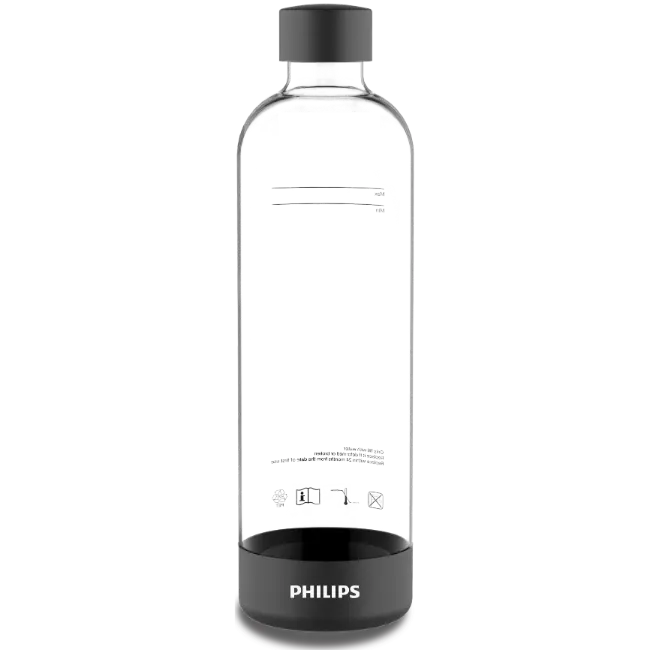 Philips Soda Maker Bottle | 2 Pack | 1ltr | ADD911BK-10