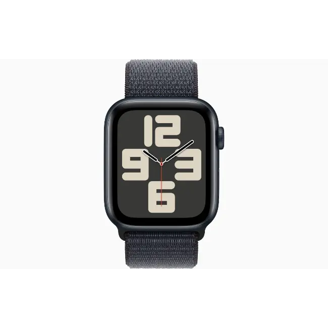 Apple Watch SE (2024) GPS | 44mm | Midnight Aluminium Case with Ink Sport Loop | MXEP3QA-A - Image 2