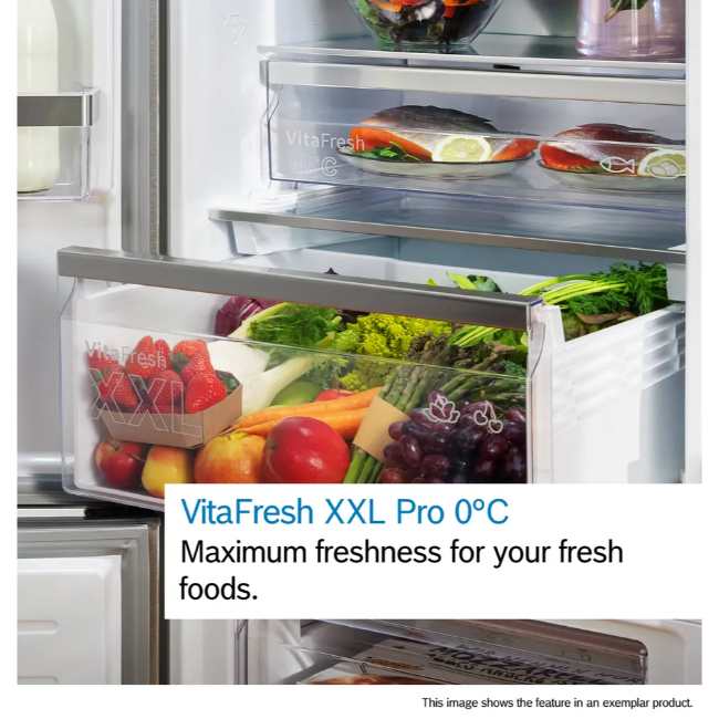 Bosch Series 4 Built-In Fridge-Freezer - White | KIN86VFE0G - Image 6