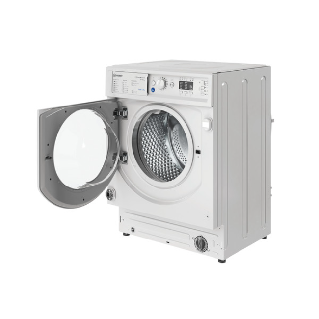 Indesit Push&Go Integrated Washer Dryer - White | BIWDIL861485UK - Image 3 Indesit Push&Go Integrated Washer Dryer - White | BIWDIL861485UK - Image 3