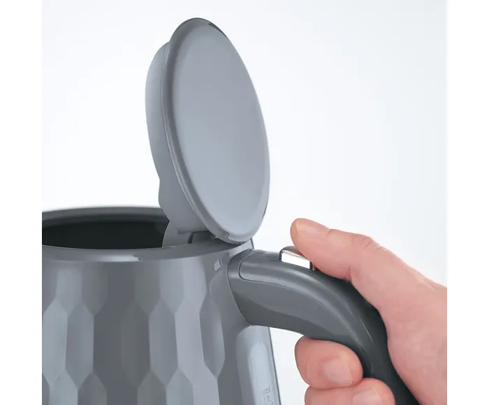 Russell Hobbs 1.7l Honeycomb Kettle - Grey | 26053 - Image 4