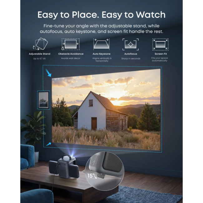 Soundcore Nebula P1i Projector - Grey | D2200211 - Image 6